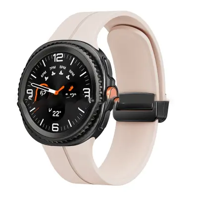 Združljivost z Samsung Galaxy Watch8 Classic magnetni zložljivi pašček Pink