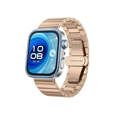 Združljiv s Huawei FIT4 Pro: Eleganten jekleni pašček za Huawei Watch FIT4 Gold