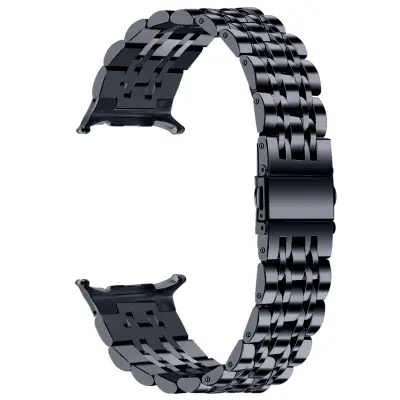 Združljiv s Samsung Galaxy Watch 8 Integrirana jeklena zapestnica s sedmimi kroglicami Grey