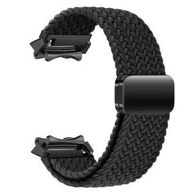 Združljiv z Amazfit T-Rex 3 - Elastičen pleten magnetni pašček za uro Black