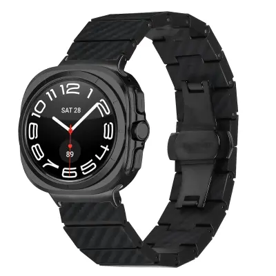 Združljiv s Samsung Galaxy Watch 8 Karbonski pašček za uro