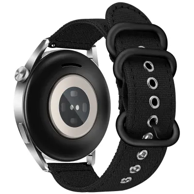 Premium 24mm platneni pašček za Suunto 9 Black