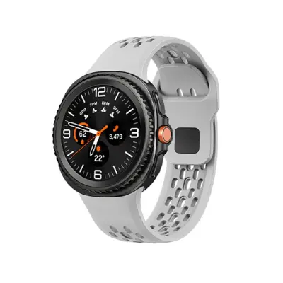 Združljivost s Samsung Galaxy Watch8: Športni pašček z luknjicami Grey