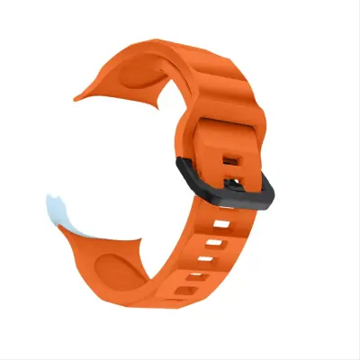 Silikonski pašček za Apple iWatch 9 Orange S