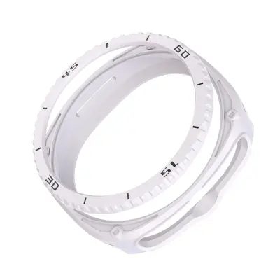 Združljivo ohišje iz TPU za Samsung Watch8 Classic 46 mm - Odporno na praske White