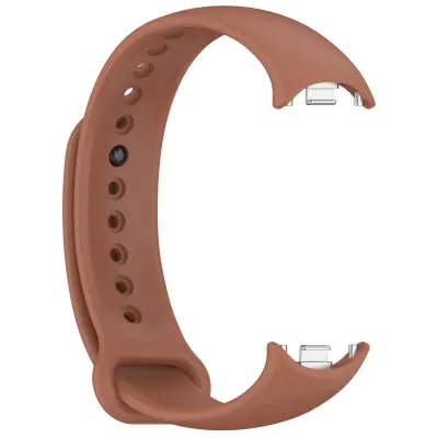 Eleganten TPU pašček za Xiaomi Band 8/9 (kovinska glava) Brown