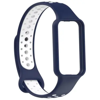 Eleganten pašček za Redmi Band 2 White+Blue