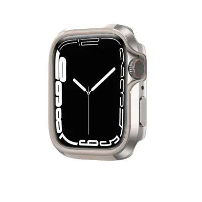 Združljivo z elegantnim ohišjem iz aluminijeve zlitine za Apple Watch Silver 45 mm