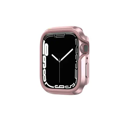 Združljivo z elegantnim ohišjem iz aluminijeve zlitine za Apple Watch Pink 45 mm