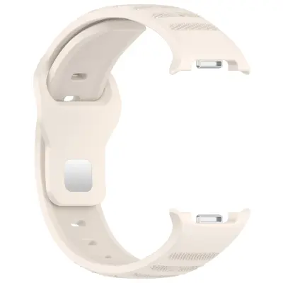 Eleganten silikonski pašček za Galaxy Watch8 & Watch Ultra2 Beige