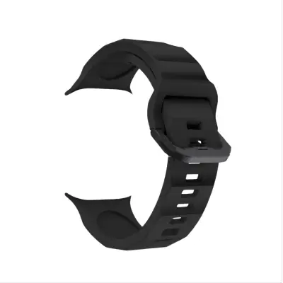 Silikonski pašček za Apple iWatch 9 Black M