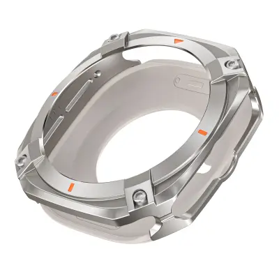 Kompatibilen Cyber Luknjast Zaščitni Pokrov Za Samsung Ultra Galaxy Watch7 Silver