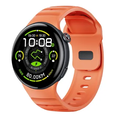 Združljiv s VIVO WATCH5 silikonski pašček - športni pašček za VIVO Watch 5 Orange