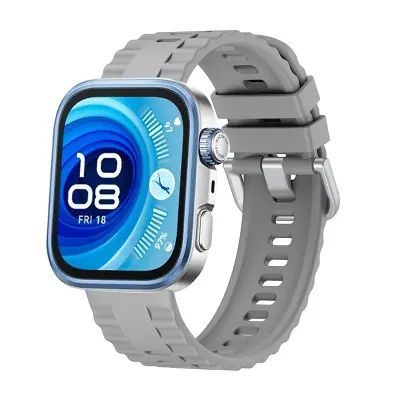 Združljiv s Huawei Fit 4 Pro: Silikonski pašček za vrhunsko udobje Grey