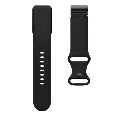 Silikonski Nadomestni Pas Kompatibilen z Whoop 4.0 Fitness Tracker Black