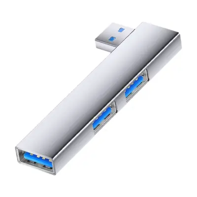 Večvmesniški razširitveni adapter USB na dvojni USB2.0 + USB3.0 Silver