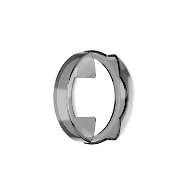 Združljivo z Garmin Forerunner 245/245M TPU zaščitnim ohišjem Transparent+Black