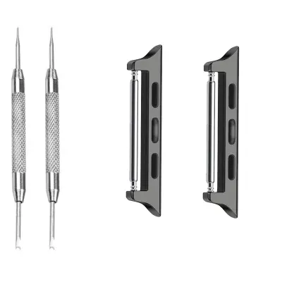 Črn priključek za pašček ure za Apple Watch  40-22 mm