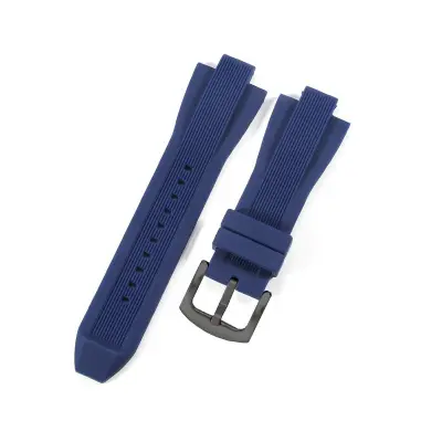 Združljivo s Michael Kors MK8184 8729 9020 Silikonski pašček za uro DarkBlue