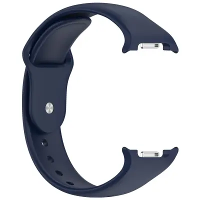 Združljivo s Samsung Watch8/Watch8 Classic silikonski pašček z zaponko DarkBlue