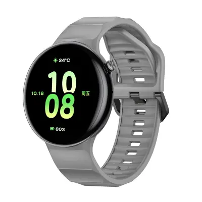 Združljiv pašček za uro Honor Fit - mehak silikonski nadomestni trak Grey