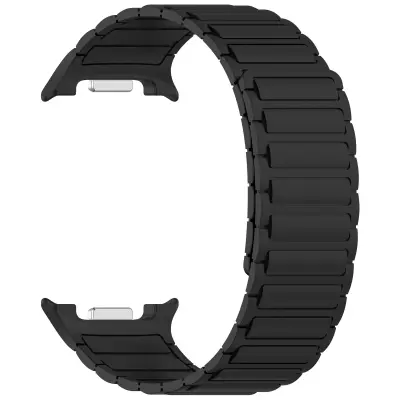 Združljiv z Samsung Galaxy Watch8/Watch8 Classic magnetni silikonski pašček Black