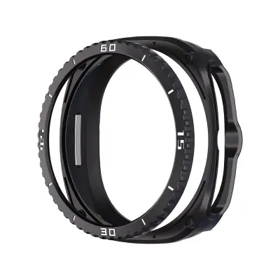 Združljivo ohišje iz TPU za Samsung Watch8 Classic 46 mm - Odporno na praske Black