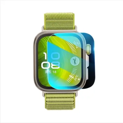 Združljivo s Huawei Watch Fit3: Zaščitno kaljeno steklo (2 kosa)