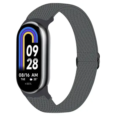 Elastičen najlonski pašček za uro za Xiaomi 8/9 (14 mm) DarkGrey