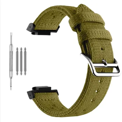 Združljivo z Casio G-SHOCK pleten najlonski pašček za GA100/DW-5600 Green