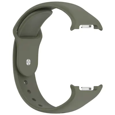 Združljivo s Samsung Watch8/Watch8 Classic silikonski pašček z zaponko Green