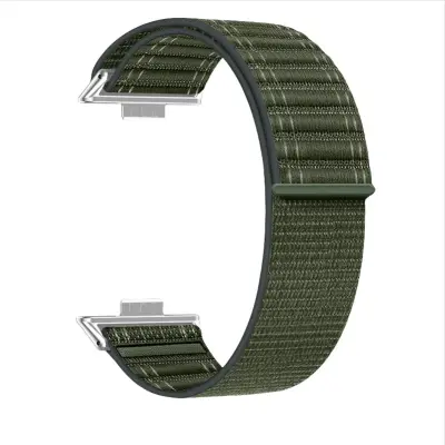 Eleganten pleten najlonski pašček za Huawei Watch Fit 4/Fit 3 Green