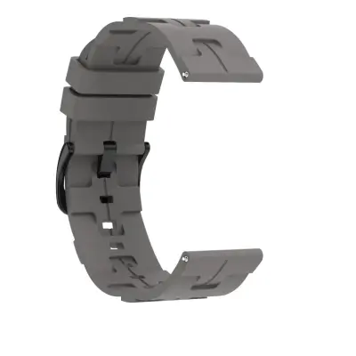 Združljiv silikonski pašček za Samsung, Huawei in Garmin ure Grey 22 mm