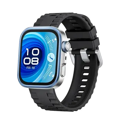 Združljiv s Huawei Fit 4 Pro: Silikonski pašček za vrhunsko udobje Black