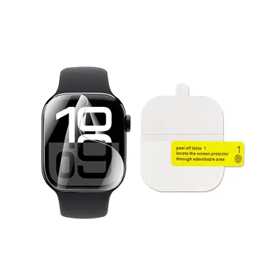 Združljiv ukrivljen HD hidrogelni zaščitnik zaslona za Apple Watch 41 mm