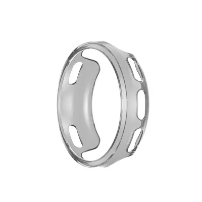 Kompatibilno ohišje iz TPU za Polar Vantage V2 - Transparentno črno