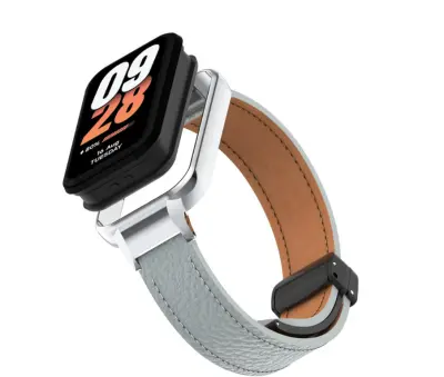 Aktivni pas Xiaomi Smart Band 8 z magnetno zaponko z vzorcem ličija Grey