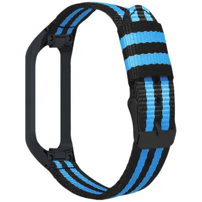 Platneni pašček za uro Samsung Galaxy Fit E SM-R375 Black/Blue