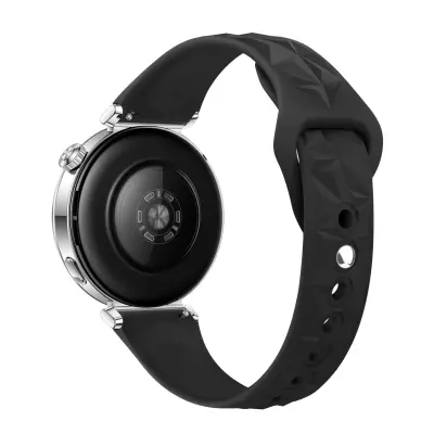 Združljiv s Huawei GT4/GT5/GT5 Pro - Tanek silikonski pašček za uro Black