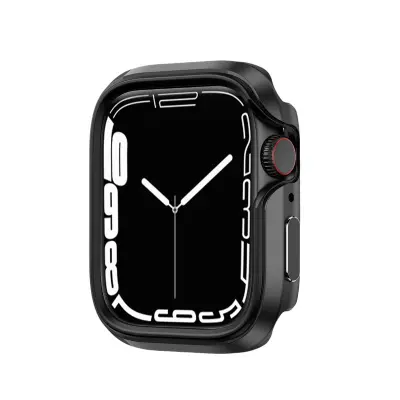Združljivo z elegantnim ohišjem iz aluminijeve zlitine za Apple Watch Black 45 mm