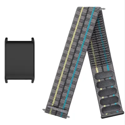 Združljiv z Whoop športnim trakom, najlonska pletena zanka z ježkom Grey