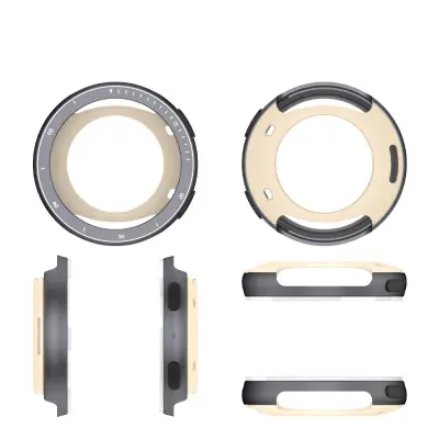 Združljiv kovinski zaščitni ovitek za pametno uro Huami Amazfit Active 2R DarkGrey