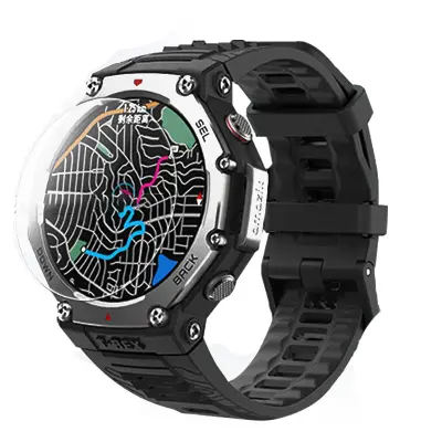 Zaščitna folija za zaslon iz kaljenega stekla za Amazfit T-Rex 3 (2-pak)