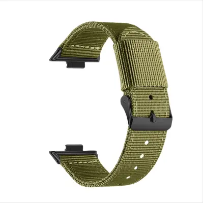 Eleganten najlonski pašček za Huawei Fit 3/4/4 Pro Green