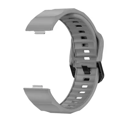 Združljiv s HUAWEI WATCH FIT3 Silikonski pašček za športno uro Grey