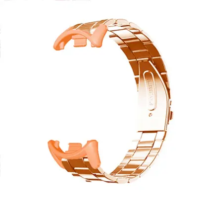 Združljivo z Xiaomi Pašček za zapestnico 10/9/8 NFC - Rožnato zlato nerjaveče jeklo