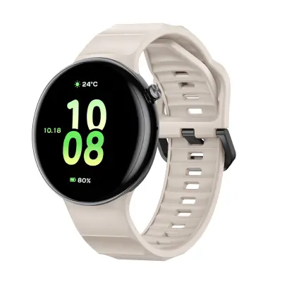 Združljiv pašček za uro Honor Fit - mehak silikonski nadomestni trak White