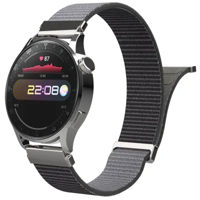Združljiv s Huawei Watch GT5/GT3 20 mm najlonski pašček z zaponko