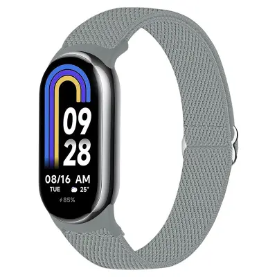 Elastičen najlonski pašček za uro za Xiaomi 8/9 (14 mm) Grey
