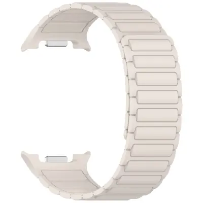 Združljiv z Samsung Galaxy Watch8/Watch8 Classic magnetni silikonski pašček Pink